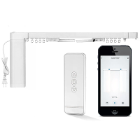 MOES PYM21A Tuya WiFi Smart Electric Motorized Splicing Curtain Tracks System Voice & APP Remote Control Wifi Curtain Mo