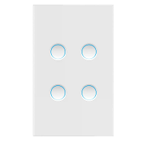 MOES Tuya Smart WiFi Lichtschakelaar Matte Protocol Concaaf Glas Paneel 1/2/3/4 Gang Timing Functie Spraakbediening Werk