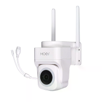 MOES Tuya WiFi 3MP Slimme Beveiligingscamera Ondersteunt Draadloos Bedrade RJ45 Netwerk IP65 Waterdicht Bewegingsdetecti