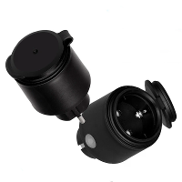 MOES Tuya WiFi Smart Plug 16A EU Stopcontact Buiten Waterproof Slimme Stekker met Energie Monitor Stemcontrole met Alexa