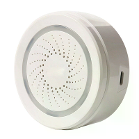 MOES Tuya WiFi/ZigBee3.0 Slimme Geluids  en Lichtsirene Sensor 90dB Slimme Leven Sirene Thuisbeveiligingssysteem Tuya Ga