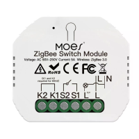 Tuya Zigbe 1 Way schakelmodule 90 250V AC 5A Enkelvlamdraad Slimme Lichtschakelaar Tuya app Afstandsbediening Timer sche