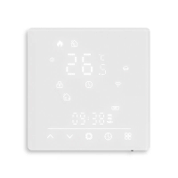 MOES WHT S02 Tuya Matter Slimme WiFi Thermostaat Elektrisch/Water/Boiler Verwarming Glas Paneel Temperatuur Regelaar Wek