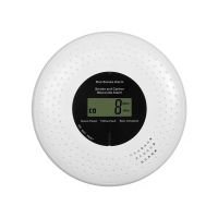 MOES Zigbe Slimme Rook  en Koolmonoxidemelder 85 dB Geluidsalarm Hoog volume Alarm Real Time LCD & App Monitor 2 in 1 Be