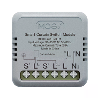 MOES ZM 108 M Tuya Smart Zigbe Gordijnschakelmodule 90 250V AC 2.5A Afstandsbediening Motorrotatieschakelaar Slimme Huis