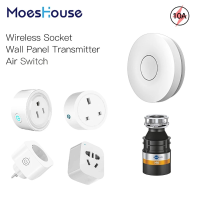 MoesHouse Draadloze contactdoos Zelfaangedreven luchtschakelaar Voedselresten Afvalverwijdering Apparaten Ventilator TV