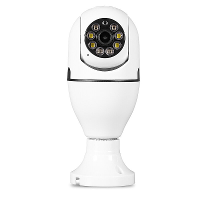 MoesHouse E27 3MP HD Tuya Slimme WiFi Lamp Camera Volledige Kleur Nachtzicht PTZ Cam Automatisch Volgen Bewegingsdetecti