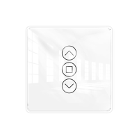 MoesHouse EU bluetooth WiFi RF433 Slimme Gordijn Schakelaar 2.5D Boog Glas Touch Paneel voor Rolgordijnen Rolluiken Draa
