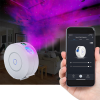 Kleurrijke Starry Sky Galaxy Projector Nachtlampje Spraakbesturing WIFI Timing Projectie LED Cloud Star Nachtlampje Proj