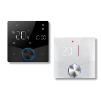Moes Tuya Smart WiFi knop Thermostaat LCD scherm Mobiele telefoon APP bediening Touchscreen voor verwarming Watertempera