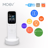Moes Tuya WiFi Slimme IR Handheld Centrale Bedieningspaneel Oplaadbare Afstandsbediening