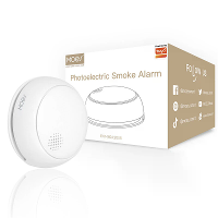 MOES Tuya ZigBee Slimme Draadloze Rookmelder Brand 85dB Geluid Alarm Sirene Sensor Slimme Veiligheidsbescherming Thuis K