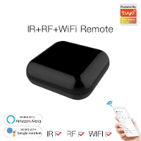 Moes WiFi RF IR Universele Afstandsbediening RF apparaten Apparaten Tuya Smart Life App Voice Control via Alexa Google H