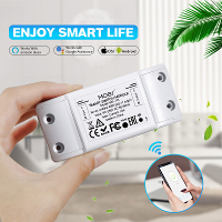 Mouehouse Wi Fi Slimme Lichtschakelaar Timer Smart Life APP Draadloze Afstandsbediening Werkt met Alexa Google Home