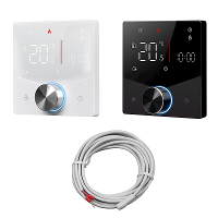 MoesHouse Tuya Slimme Thuis WiFi Knop Thermostaat voor Elektrische Verwarming LCD Display Mobiele Telefoon APP Controle
