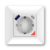 MoesHouse Tuya Smart WiFi EU stopcontact met USB Type C APP Afstandsbediening Schema instelling Overstroombeveiliging Sp