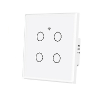 MoesHouse Tuya Smart WiFi Lichtschakelaar 1 4 Gang Touch Glaspaneel Timingfunctie APP Afstandsbediening Stembediening We