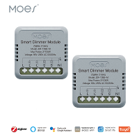 MoesHouse Tuya Smart Zigbe Dimmer Module Lichtschakelaar 1/2 Gang Timing Functie Voice APP Afstandsbediening Werkt met A