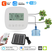 Tuya WiFi Intelligent Automatische Water Timer Micro drip Irrigation Controller Digital Water geven Irrigatie Timer met