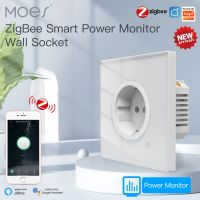 MoesHouse Tuya ZIGBE Slimme Stopcontact Schakelaar EU Plug 16A Intelligent APP Op Afstand Montoring Elektriciteit Stemco
