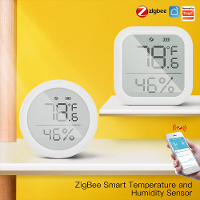 MoesHouse Tuya ZIGBE Smart Digitaal temperatuur  en vochtigheidssensor LCD display Intelligente Hygrometer Thermometer D