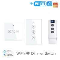 MoesHouse WiFi RF Smart Light Dimmer Switch 2 / 3Way Muilti Control Smart Life / Tuya APP Controle Werkt met Alexa Googl