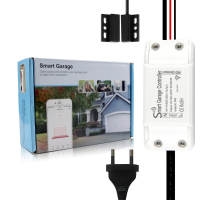 MoesHouse WiFi Slimme Schakelaar Garagedeur Controller Opener Smart Life/Tuya APP Remote Compatibel met Alexa Google Hom