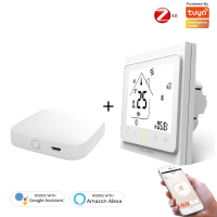 Moeshouse ZB Slimme Thermostaat Temperatuurregelaar Hub Benodigd Water / Elektrische vloerverwarming Water / Gas Boiler