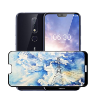 Mofi 3D gebogen anti explosie HD Helder gehard glas displayfolie voor Nokia X6 / 6.1 Plus