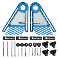 Mohoo Upgraded Double Feather Board Verstelbare Woodworking Safety Device Feather Loc voor Router Tafelzagen