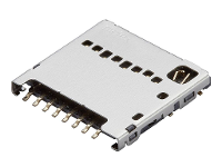 Molex 1040310811 Kaartlezer Totaal aantal polen: 8 Rastermaat: 1.1 Mm Inhoud: 1 stuk(s) Tape on Full reel