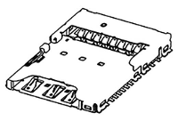 Molex 1042391430 Kaartlezer Totaal aantal polen: 14 Rastermaat: 1.1 Mm, 2.54 Mm Inhoud: 1 stuk(s) Tape on Full reel