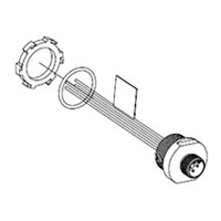 Molex 1200700156 Sensor/actuator connector, geassembleerd M12 Aantal polen (sensoren): 4 Stekker 0.3 M 1 stuk(s) Single