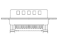 Molex 1727040076 D sub connector Aantal polen: 9 1 stuk(s) Box