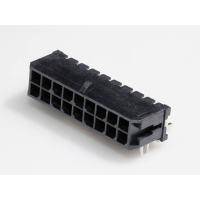 Molex 430451806 Male header, inbouw (standaard) Totaal aantal polen: 18 Rastermaat: 3.00 Mm Inhoud: 1 stuk(s) Tape on Full reel