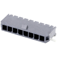 Molex 436500812 Male header, inbouw (standaard) Totaal aantal polen: 8 Rastermaat: 3.00 Mm Inhoud: 1 stuk(s) Tape on Full reel