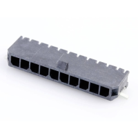 Molex 436501013 Male header, inbouw (standaard) Totaal aantal polen: 10 Rastermaat: 3.00 Mm Inhoud: 1 stuk(s) Tape on Full reel