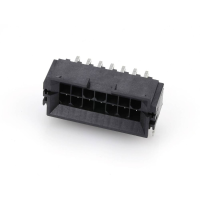 Molex 438100006 Male header, inbouw (standaard) Totaal aantal polen: 14 Inhoud: 1 stuk(s) Tray