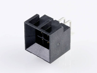 Molex 444280402 Male header, inbouw (standaard) Totaal aantal polen: 4 Inhoud: 1 stuk(s) Tray