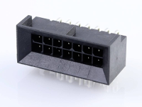 Molex 444281401 Male header, inbouw (standaard) Totaal aantal polen: 14 Inhoud: 1 stuk(s) Tray
