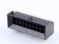 Molex 444281802 Male header, inbouw (standaard) Totaal aantal polen: 18 Inhoud: 1 stuk(s) Tray