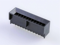 Molex 444322203 Male header, inbouw (standaard) Totaal aantal polen: 22 Inhoud: 1 stuk(s) Tray
