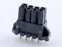 Molex 447690802 Male header, inbouw (standaard) Totaal aantal polen: 8 Inhoud: 1 stuk(s) Tray