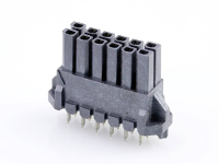 Molex 447691201 Male header, inbouw (standaard) Totaal aantal polen: 12 Inhoud: 1 stuk(s) Tray