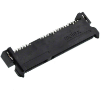 Molex 470184001 SATA female header Totaal aantal polen: 22 Rastermaat: 1.27 Mm Inhoud: 1 stuk(s) Tape on Full reel