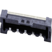 Molex 5017865091 Female header, inbouw (standaard) Totaal aantal polen: 50 Rastermaat: 0.5 Mm Inhoud: 1 stuk(s) Tape on Full reel