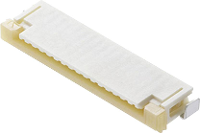 Molex 522070533 FFC/FPC aansluiting Totaal aantal polen: 5 Rastermaat: 1 mm Inhoud: 1 stuk(s) Tape on Full reel