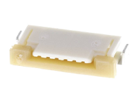 Molex 522070660 1000 FFC/FPC aansluiting Totaal aantal polen: 6 Rastermaat: 1 mm Inhoud: 1000 stuk(s) Tape on Full reel