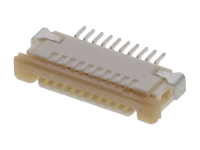 Molex 522071033 1000 FFC/FPC aansluiting Totaal aantal polen: 10 Rastermaat: 1 mm Inhoud: 1000 stuk(s) Tape on Full reel