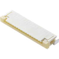 Molex 522072433 FFC/FPC aansluiting Totaal aantal polen: 24 Rastermaat: 1 mm Inhoud: 1 stuk(s) Tape on Full reel